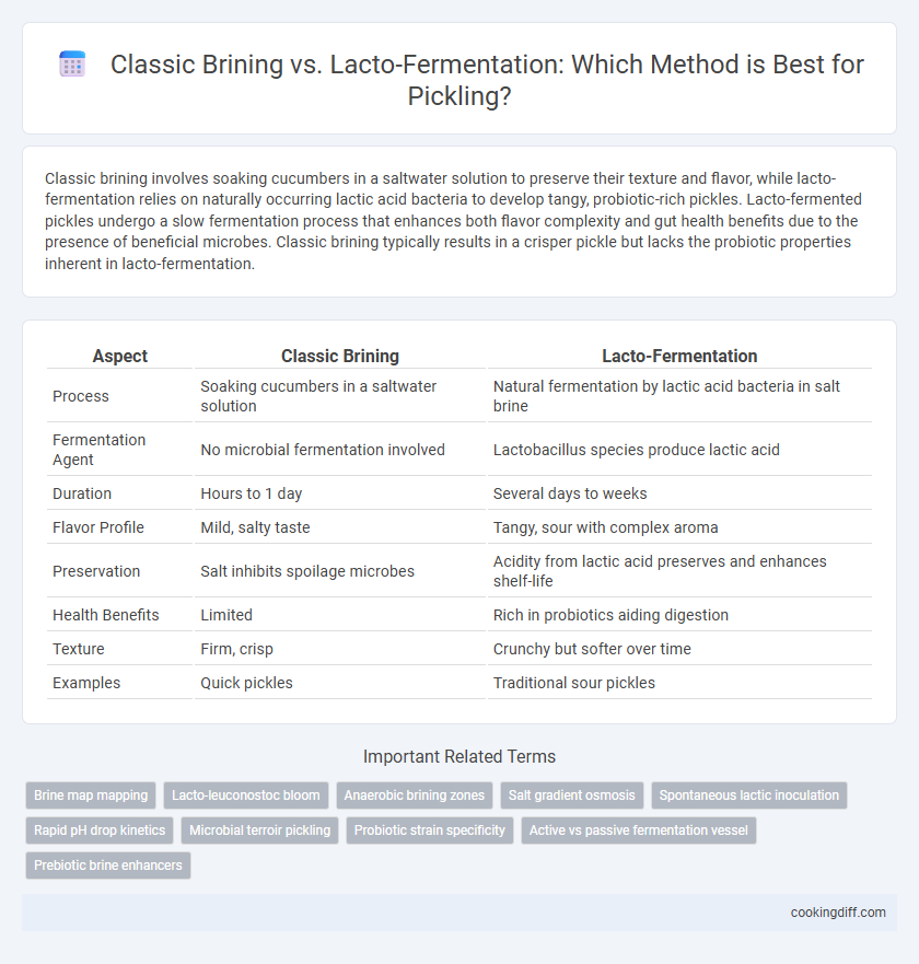 Classic Brining vs. Lacto-Fermentation: Which Method is Best for Pickling?
