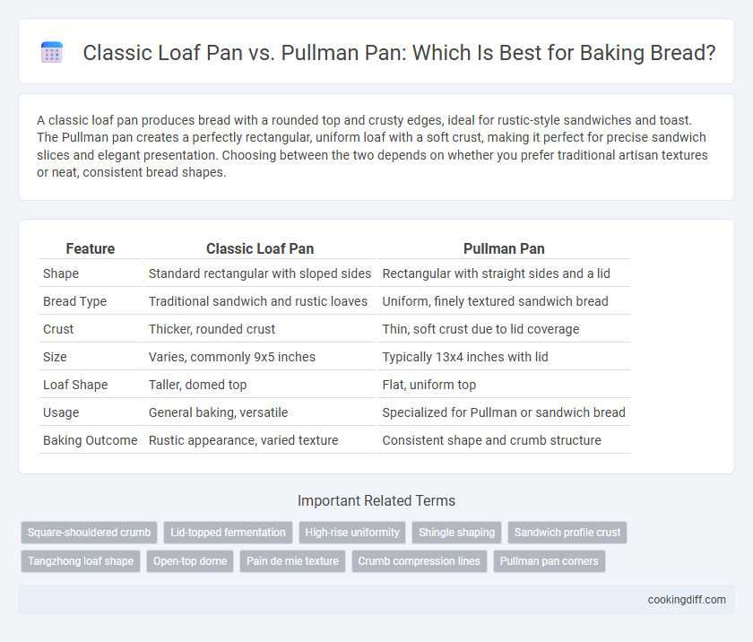 Classic Loaf Pan vs. Pullman Pan: Which Is Best for Baking Bread?