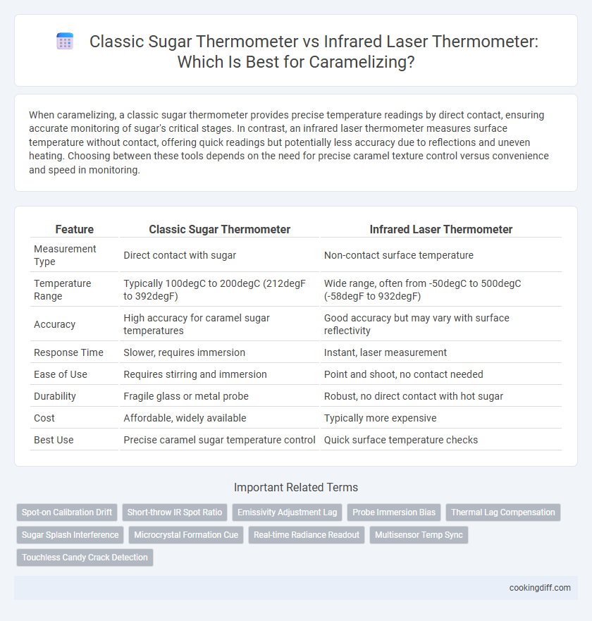 Classic Sugar Thermometer vs Infrared Laser Thermometer: Which Is Best for Caramelizing?