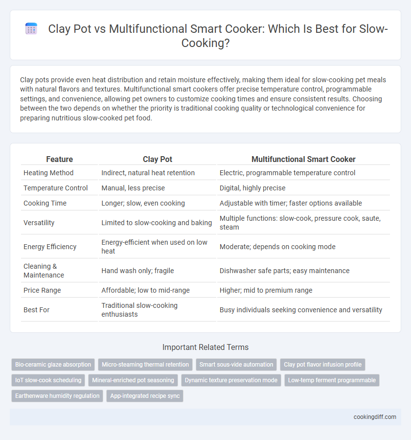 Clay Pot vs Multifunctional Smart Cooker: Which Is Best for Slow-Cooking?