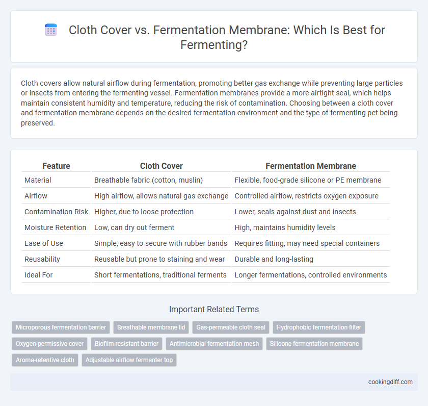 Cloth Cover vs. Fermentation Membrane: Which Is Best for Fermenting?