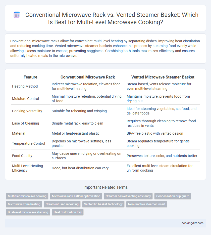 Conventional Microwave Rack vs. Vented Steamer Basket: Which Is Best for Multi-Level Microwave Cooking?
