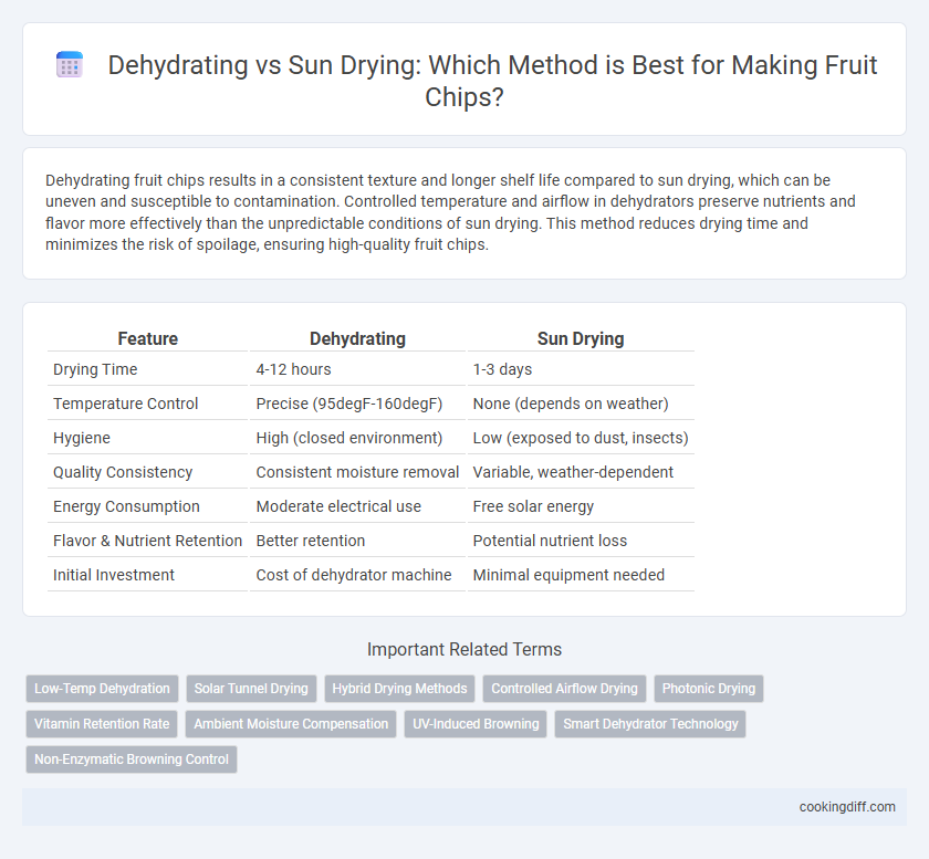 Dehydrating vs Sun Drying: Which Method is Best for Making Fruit Chips?