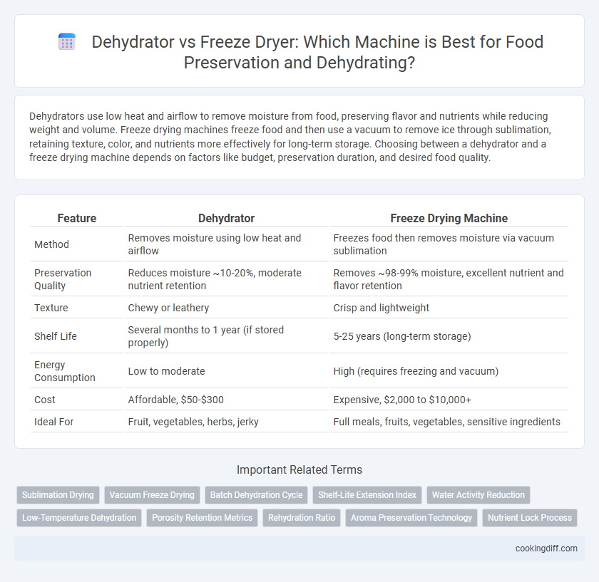 Dehydrator vs Freeze Dryer: Which Machine is Best for Food Preservation and Dehydrating?