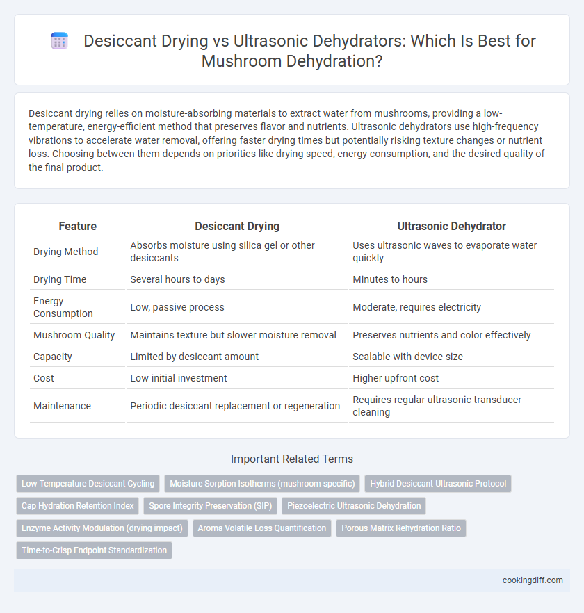 Desiccant Drying vs Ultrasonic Dehydrators: Which Is Best for Mushroom Dehydration?