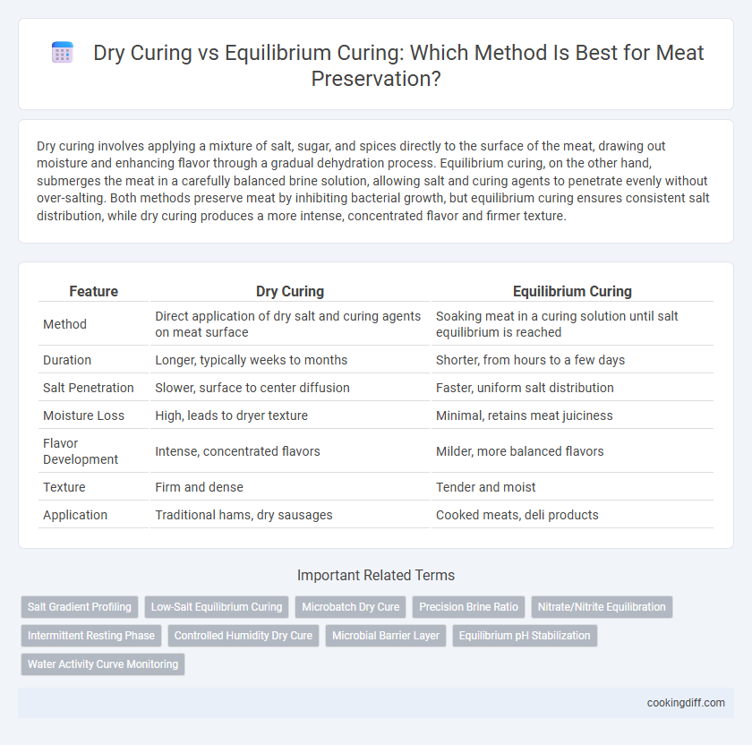 Dry Curing vs Equilibrium Curing: Which Method Is Best for Meat Preservation?