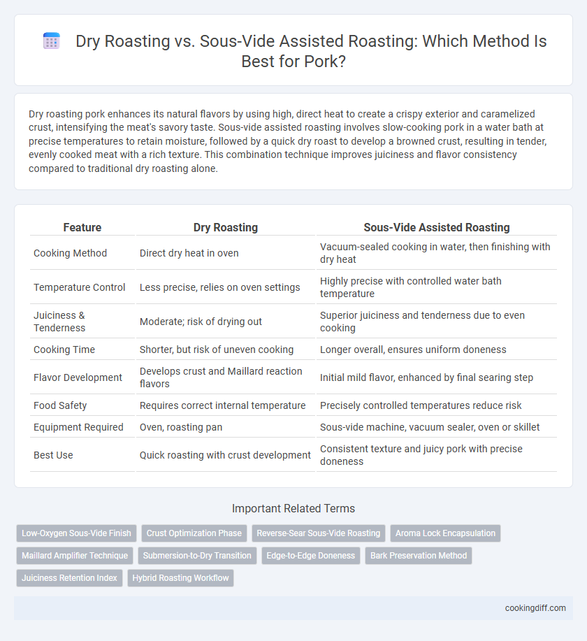 Dry Roasting vs. Sous-Vide Assisted Roasting: Which Method Is Best for Pork?