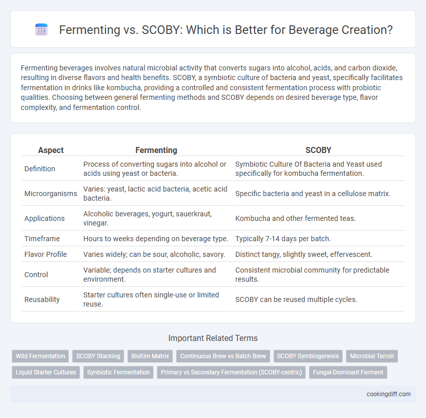 Fermenting vs. SCOBY: Which is Better for Beverage Creation?