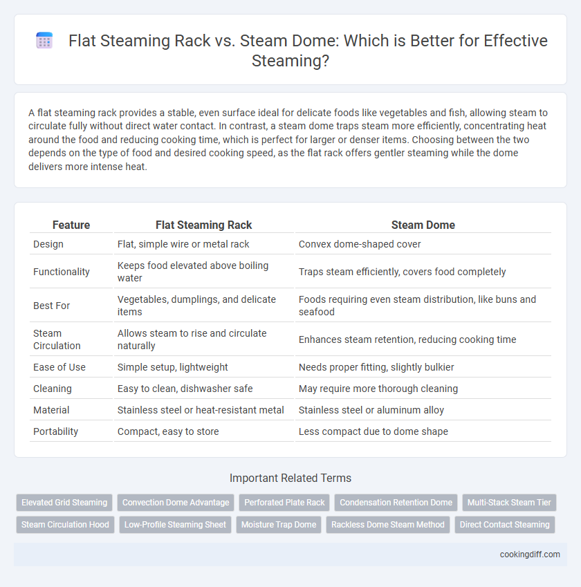 Flat Steaming Rack vs. Steam Dome: Which is Better for Effective Steaming?