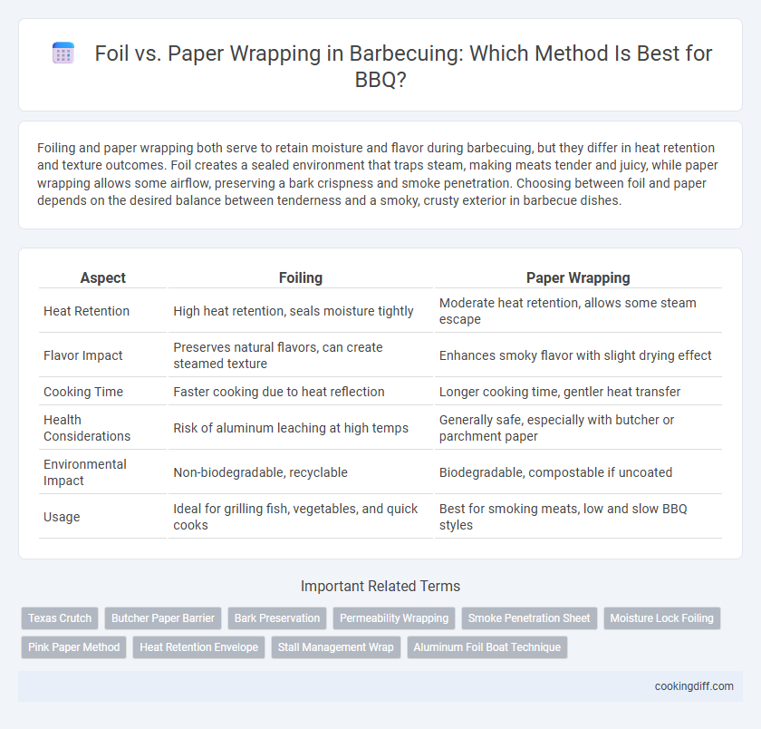 Foil vs. Paper Wrapping in Barbecuing: Which Method Is Best for BBQ?