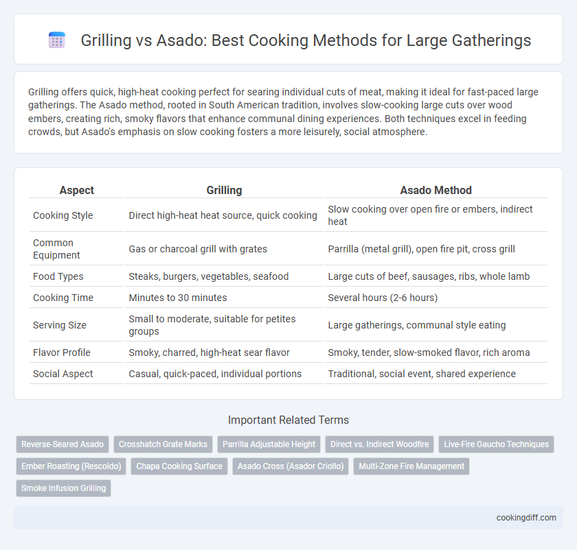 Grilling vs Asado: Best Cooking Methods for Large Gatherings