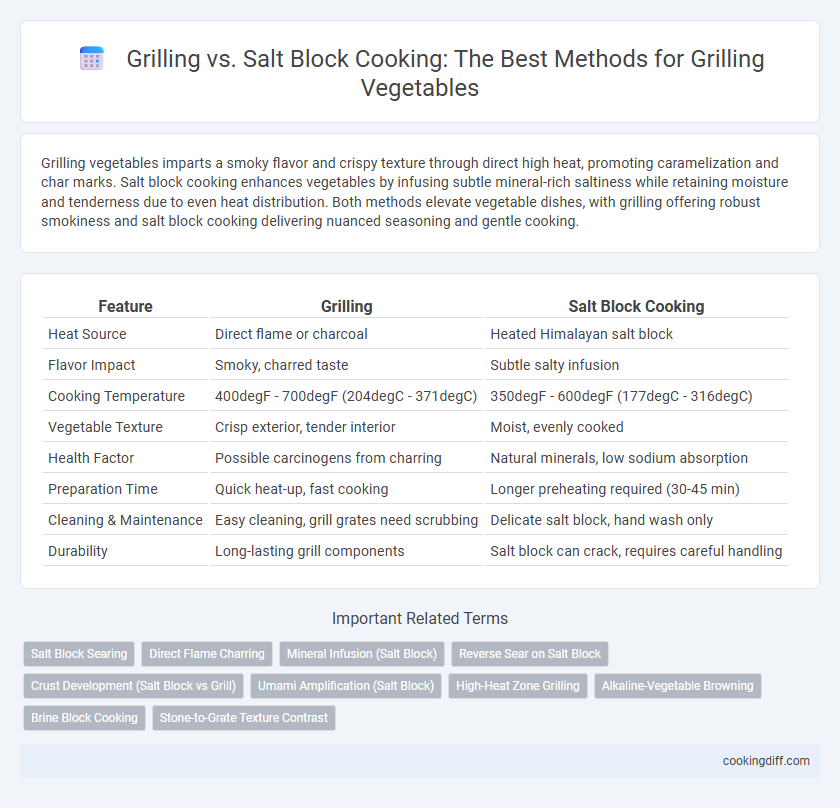 Grilling vs. Salt Block Cooking: The Best Methods for Grilling Vegetables