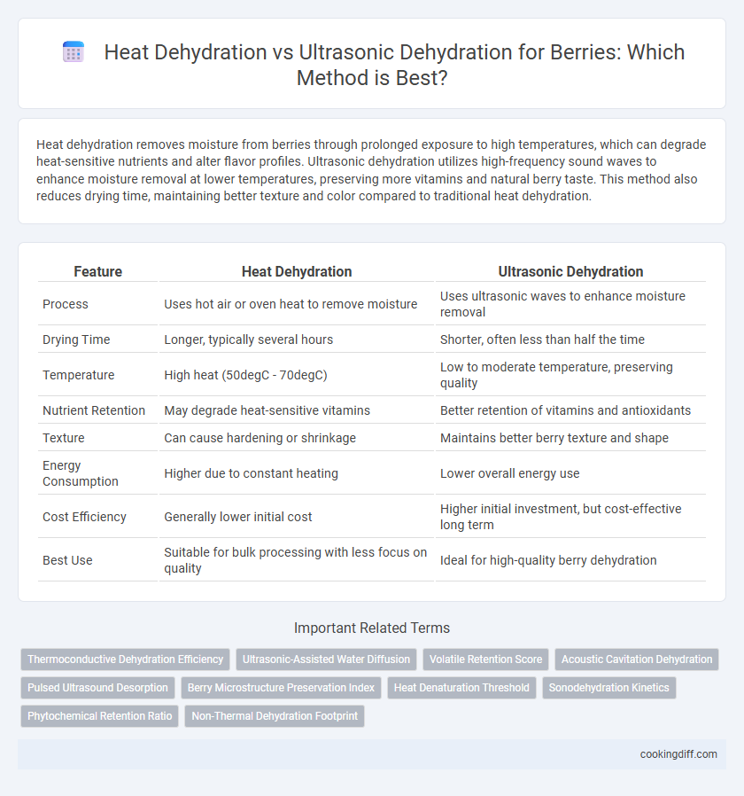 Heat Dehydration vs Ultrasonic Dehydration for Berries: Which Method is Best?