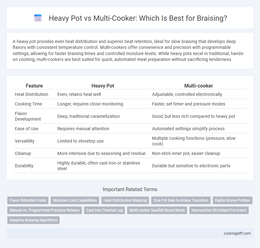 Heavy Pot vs Multi-Cooker: Which Is Best for Braising?