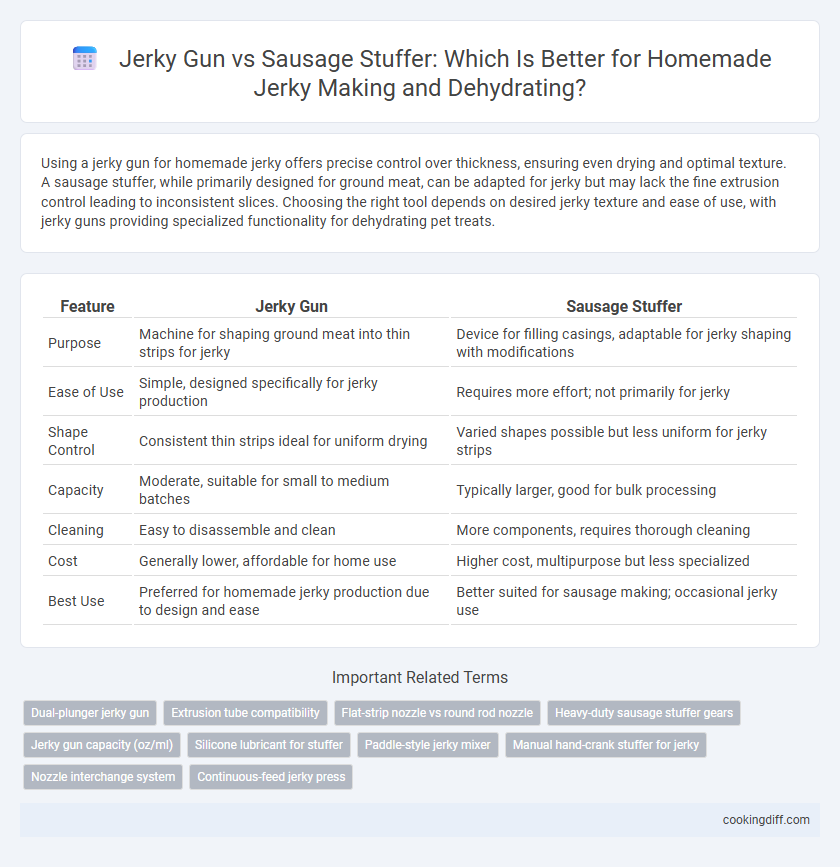 Jerky Gun vs Sausage Stuffer: Which Is Better for Homemade Jerky Making and Dehydrating?