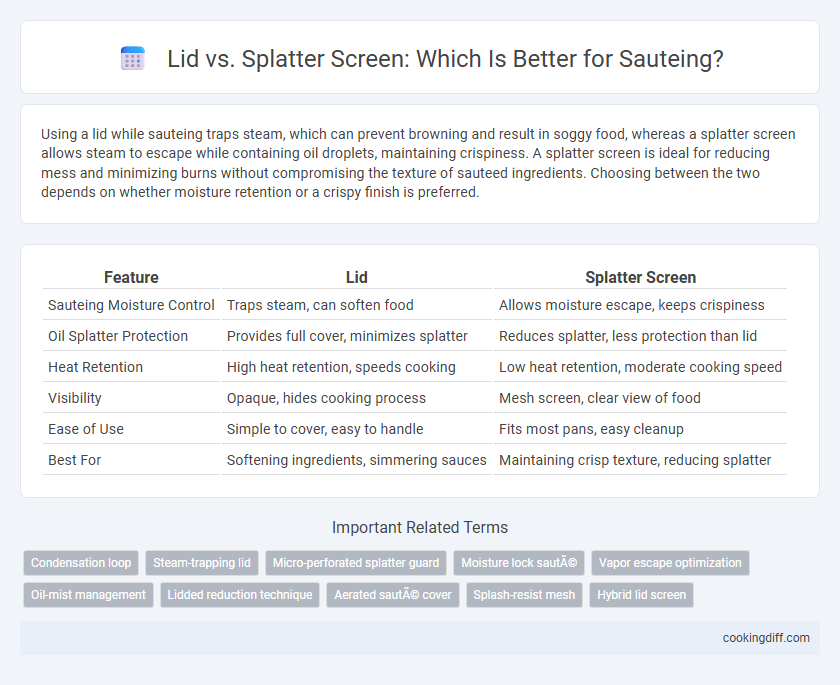 Lid vs. Splatter Screen: Which Is Better for Sauteing?