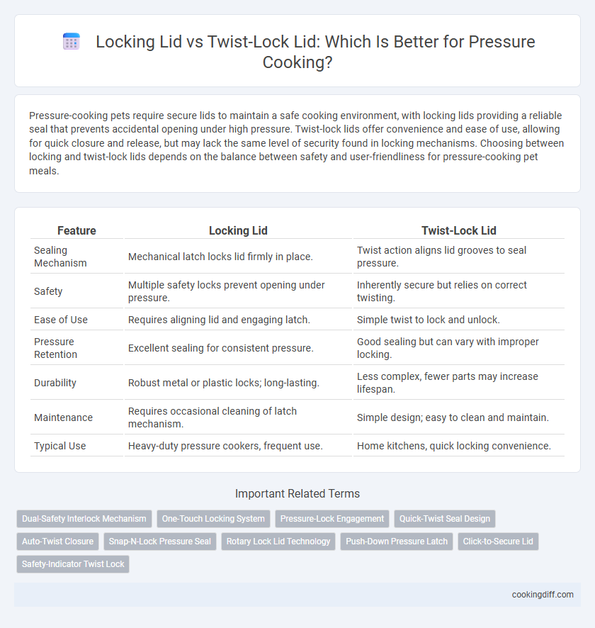 Locking Lid vs Twist-Lock Lid: Which Is Better for Pressure Cooking?