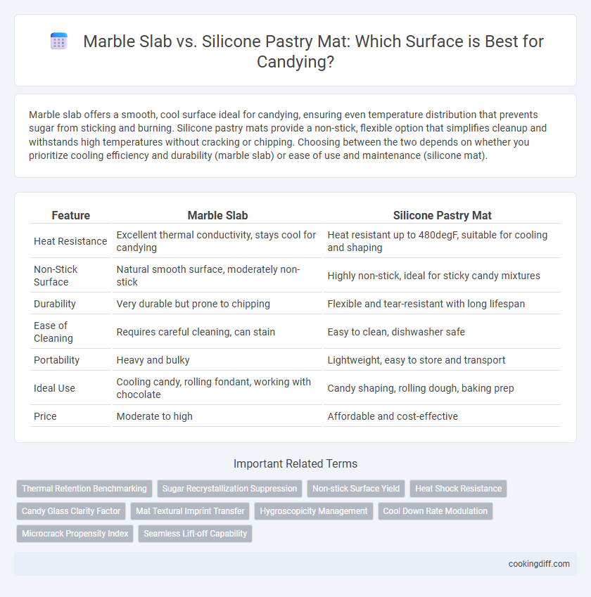 Marble Slab vs. Silicone Pastry Mat: Which Surface is Best for Candying?