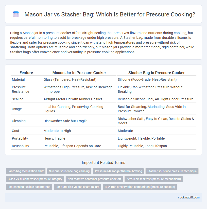 Mason Jar vs Stasher Bag: Which Is Better for Pressure Cooking?