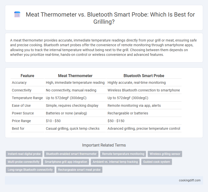Meat Thermometer vs. Bluetooth Smart Probe: Which Is Best for Grilling?