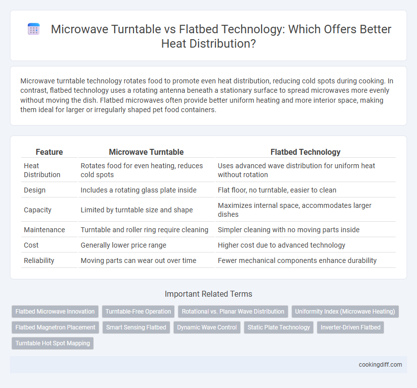 Microwave Turntable vs Flatbed Technology: Which Offers Better Heat Distribution?