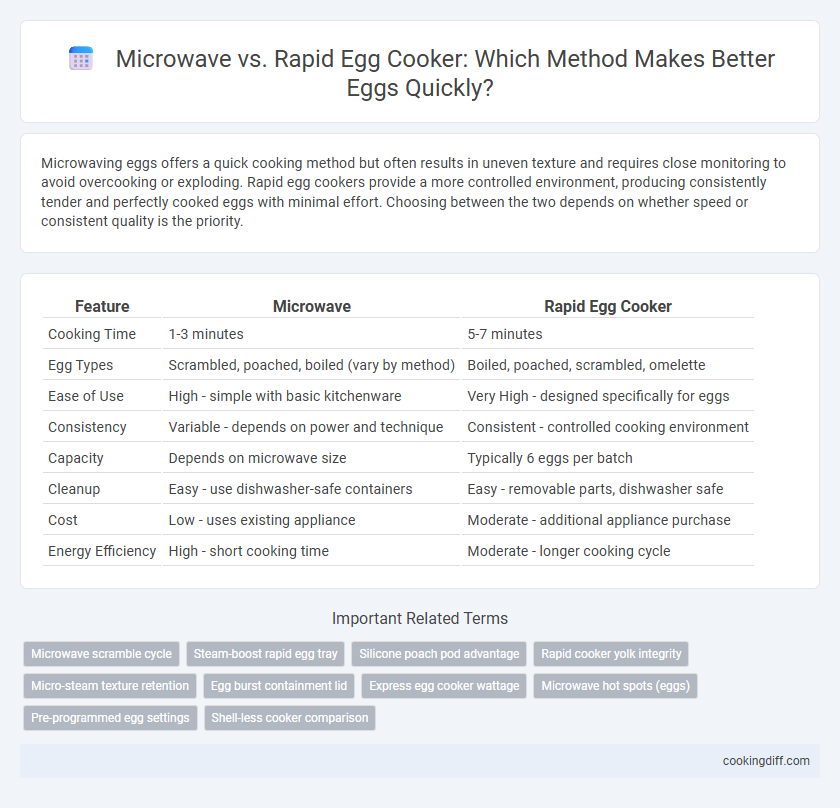 Microwave vs. Rapid Egg Cooker: Which Method Makes Better Eggs Quickly?