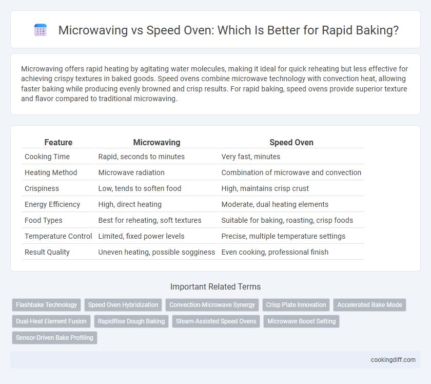 Microwaving vs Speed Oven: Which Is Better for Rapid Baking?