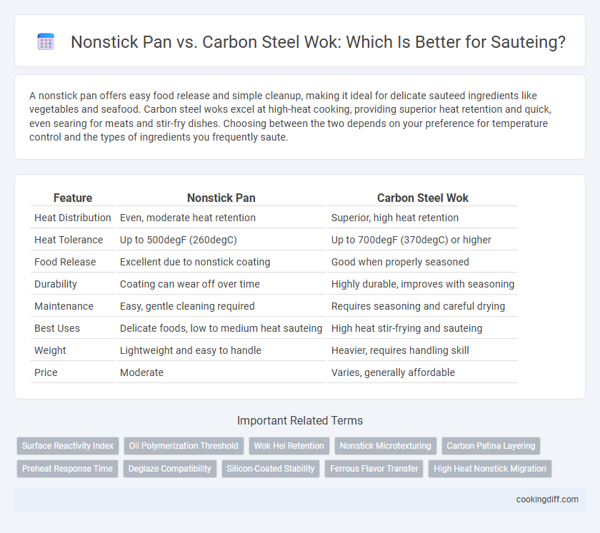 Nonstick Pan vs. Carbon Steel Wok: Which Is Better for Sauteing?