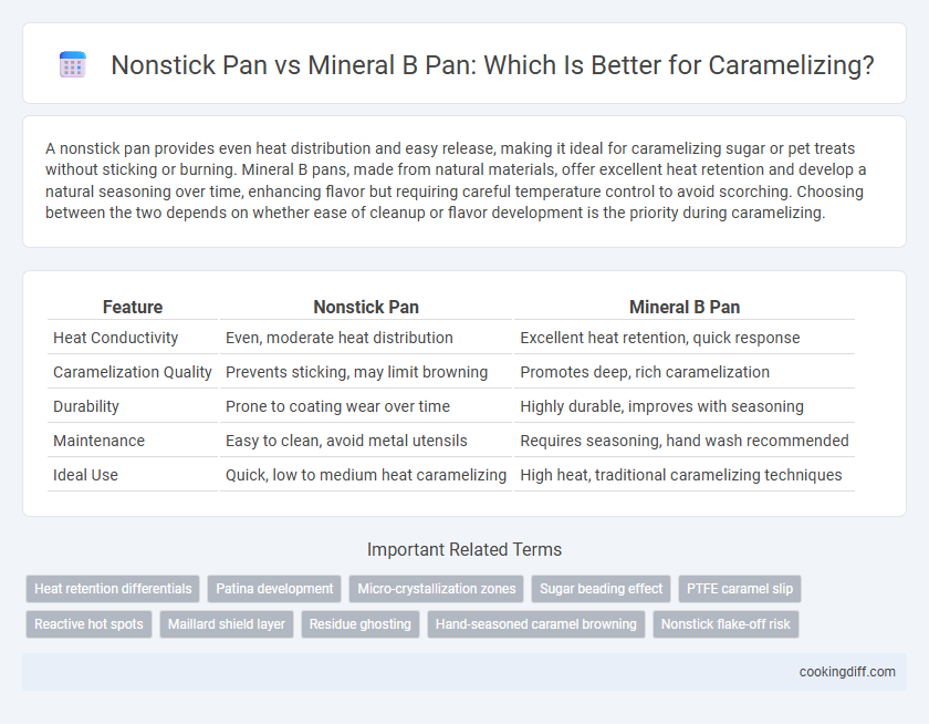 Nonstick Pan vs Mineral B Pan: Which Is Better for Caramelizing?