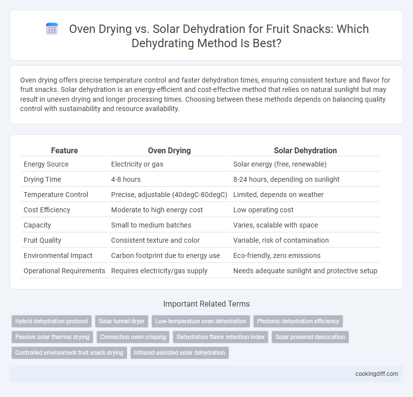 Oven Drying vs. Solar Dehydration for Fruit Snacks: Which Dehydrating Method Is Best?