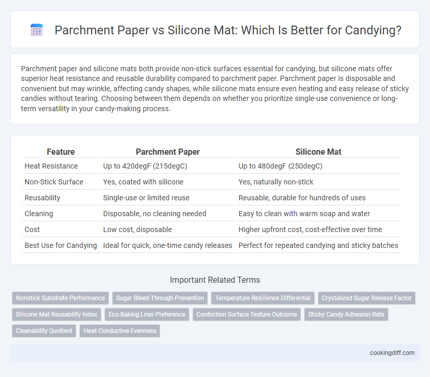 Parchment Paper vs Silicone Mat: Which Is Better for Candying?