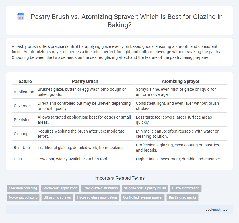 Pastry Brush vs. Atomizing Sprayer: Which Is Best for Glazing in Baking?