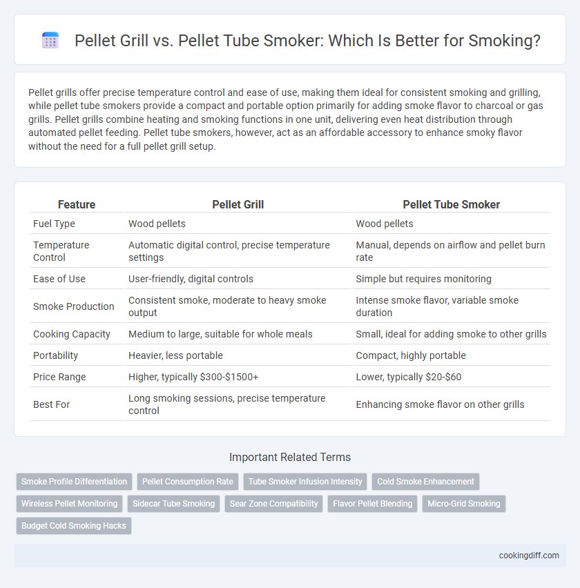 Pellet Grill vs. Pellet Tube Smoker: Which Is Better for Smoking?