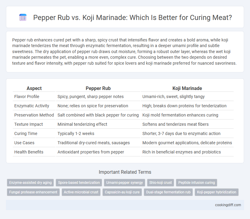 Pepper Rub vs. Koji Marinade: Which Is Better for Curing Meat?