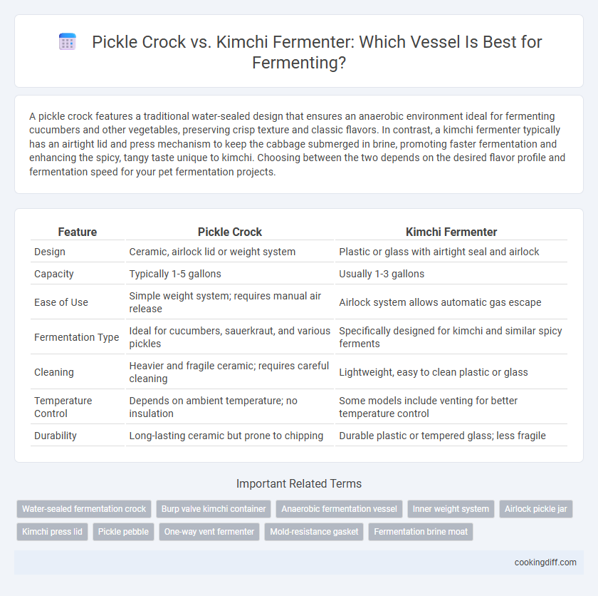Pickle Crock vs. Kimchi Fermenter: Which Vessel Is Best for Fermenting?