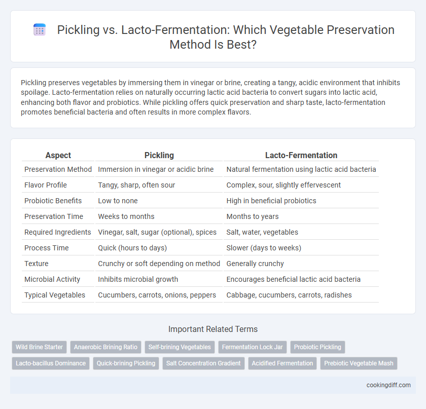 Pickling vs. Lacto-Fermentation: Which Vegetable Preservation Method Is Best?