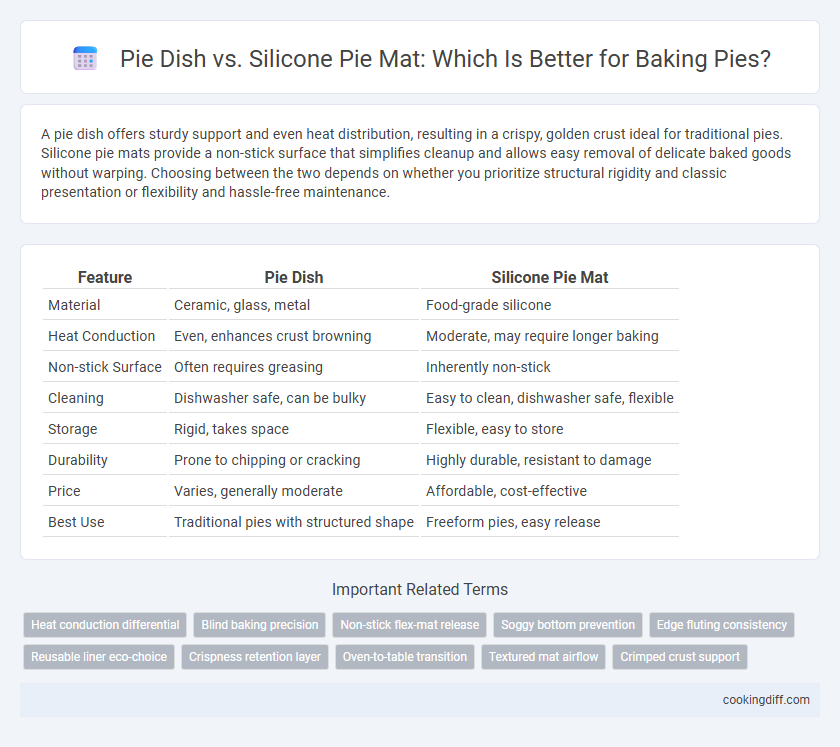Pie Dish vs. Silicone Pie Mat: Which Is Better for Baking Pies?