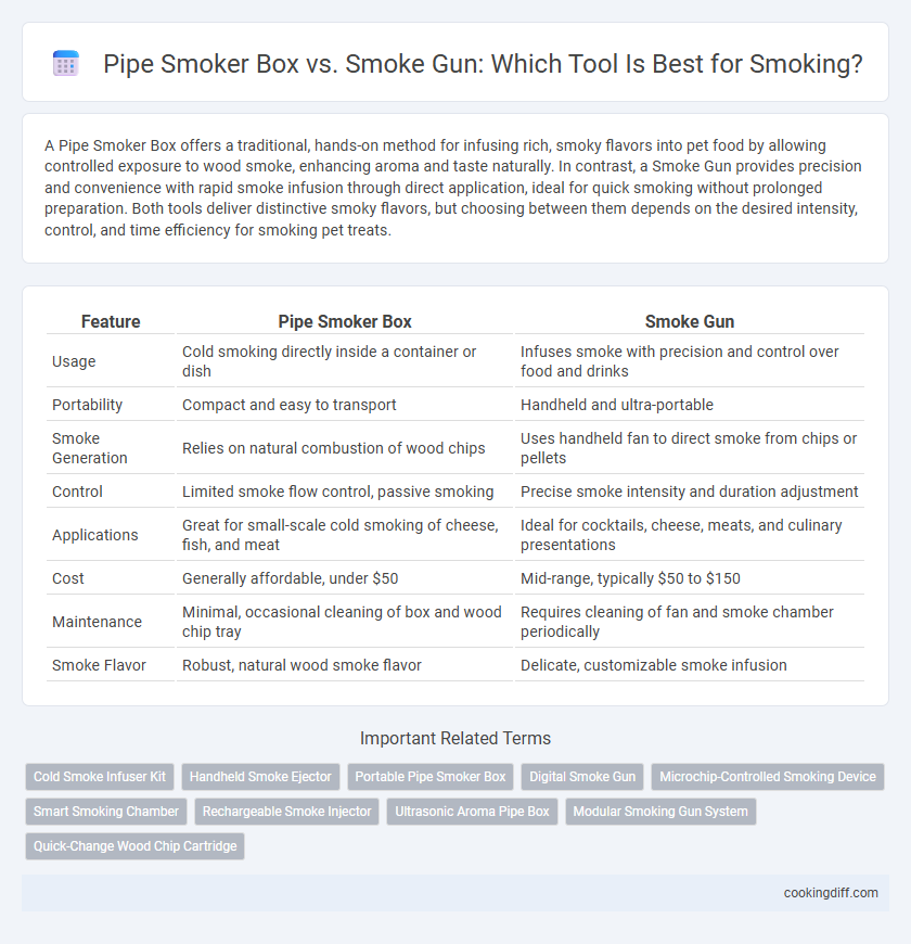 Pipe Smoker Box vs. Smoke Gun: Which Tool Is Best for Smoking?