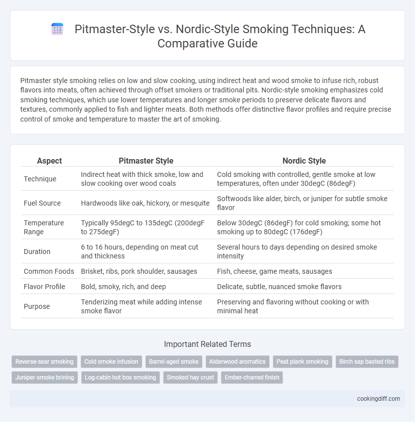 Pitmaster-Style vs. Nordic-Style Smoking Techniques: A Comparative Guide