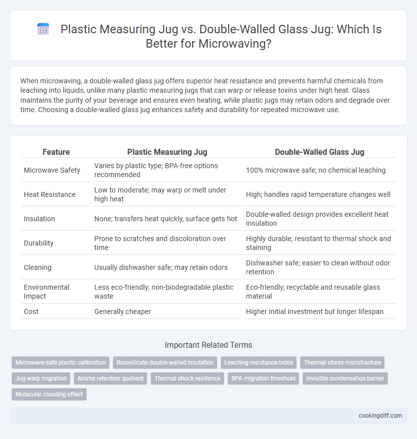 Plastic Measuring Jug vs. Double-Walled Glass Jug: Which Is Better for Microwaving?