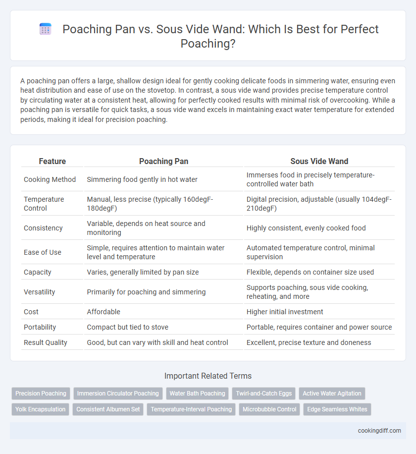 Poaching Pan vs. Sous Vide Wand: Which Is Best for Perfect Poaching?