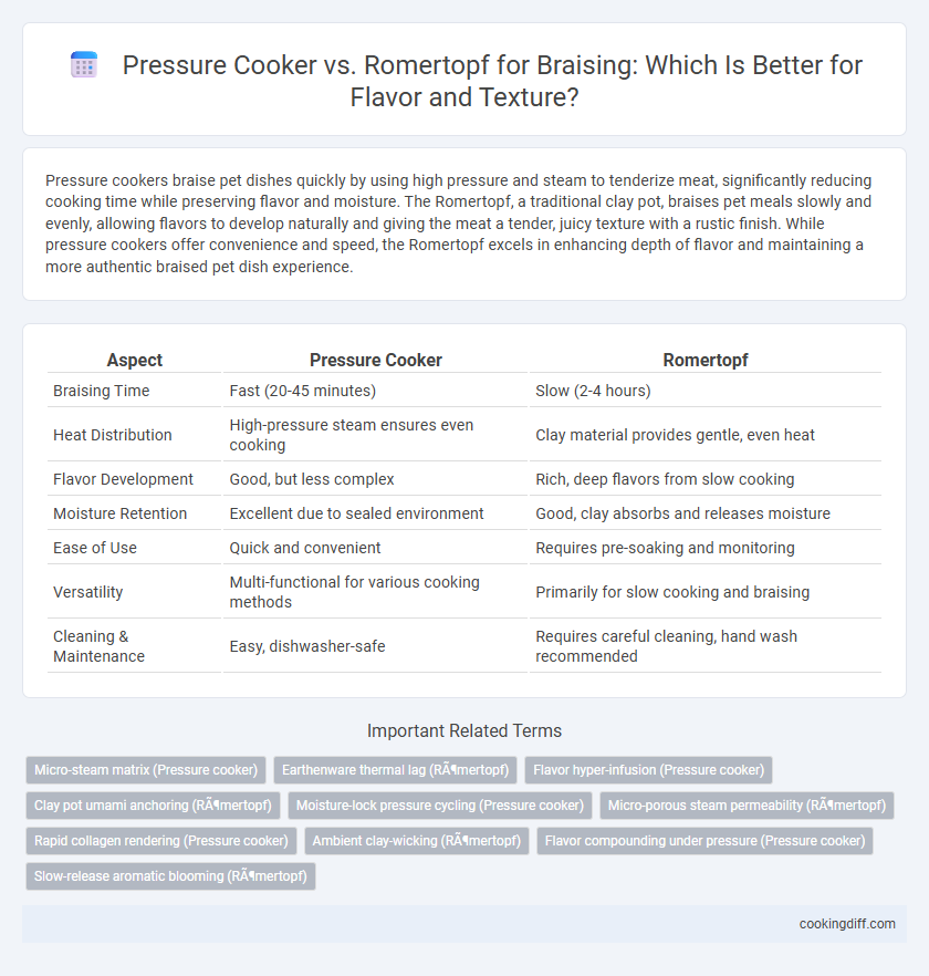 Pressure Cooker vs. Romertopf for Braising: Which Is Better for Flavor and Texture?