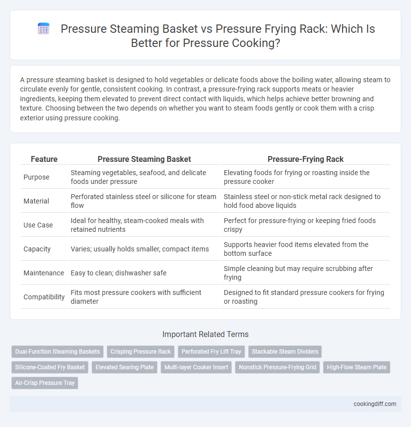 Pressure Steaming Basket vs Pressure Frying Rack: Which Is Better for Pressure Cooking?