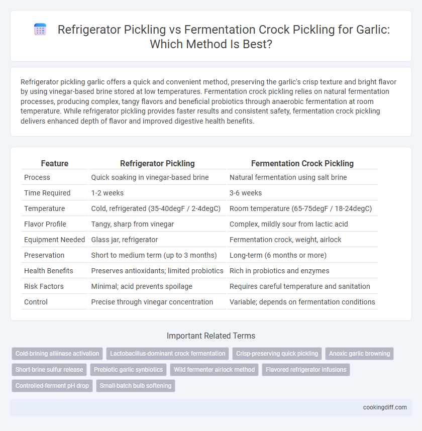 Refrigerator Pickling vs Fermentation Crock Pickling for Garlic: Which Method Is Best?