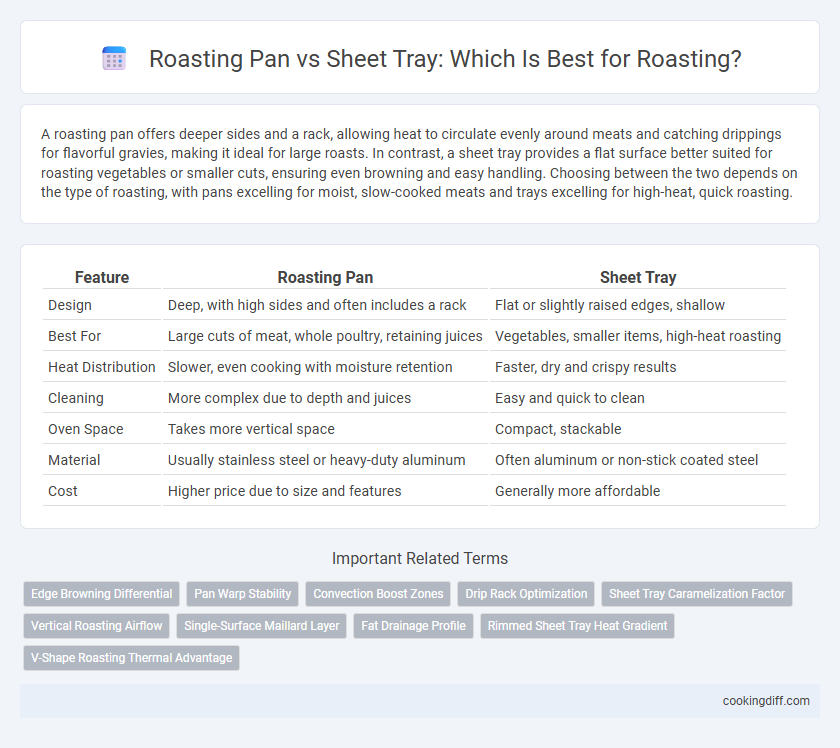 Roasting Pan vs Sheet Tray: Which Is Best for Roasting?