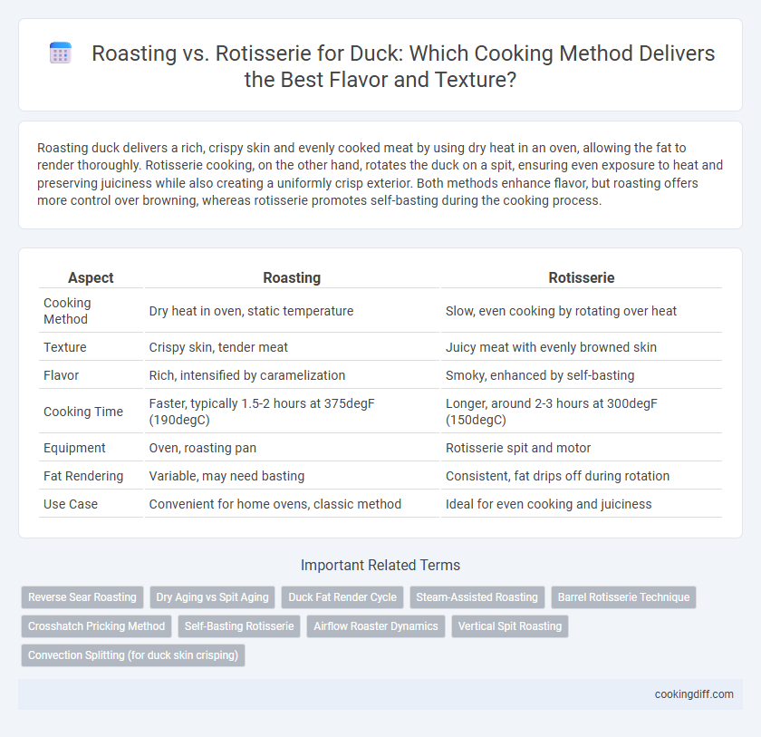 Roasting vs. Rotisserie for Duck: Which Cooking Method Delivers the Best Flavor and Texture?