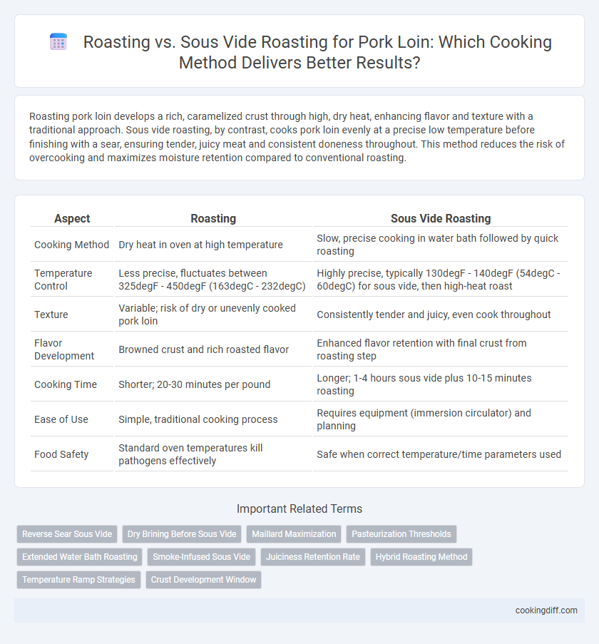 Roasting vs. Sous Vide Roasting for Pork Loin: Which Cooking Method Delivers Better Results?