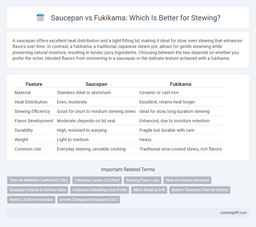 Saucepan vs Fukikama: Which Is Better for Stewing?