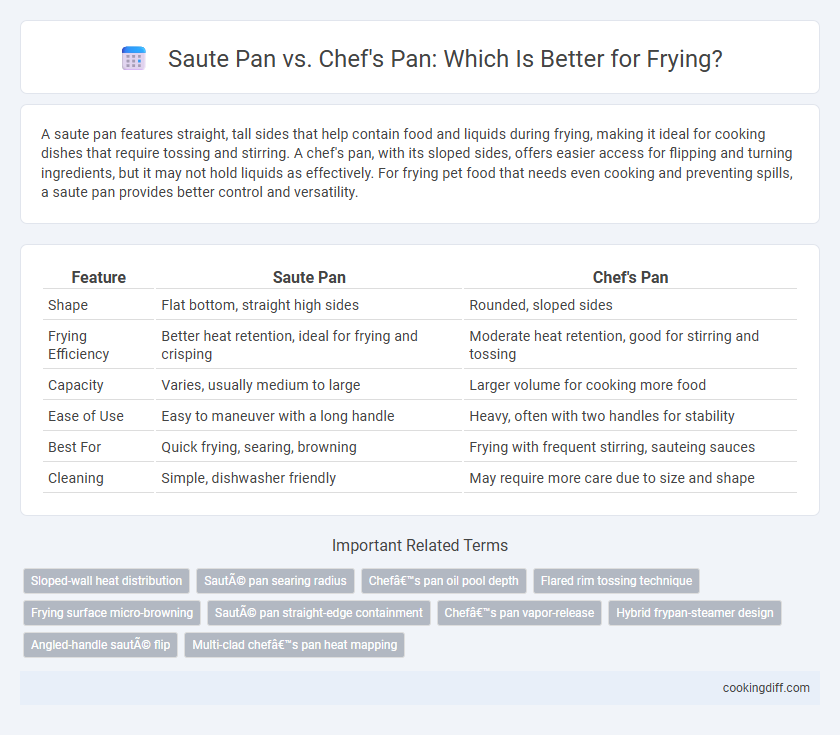 Saute Pan vs. Chef's Pan: Which Is Better for Frying?