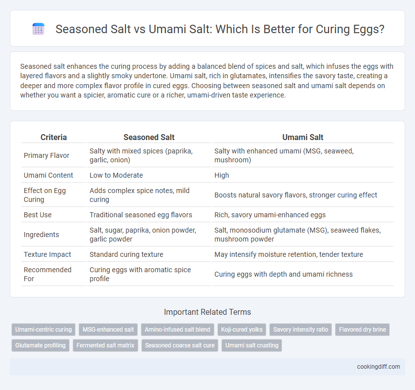 Seasoned Salt vs Umami Salt: Which Is Better for Curing Eggs?